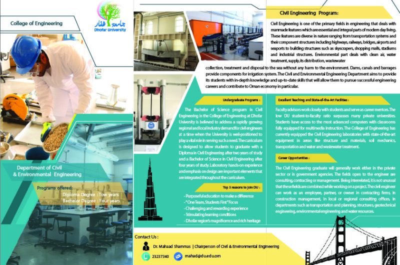 Civil & Environmental Engineering Program in English Civil & Environmental Engineering Program in English